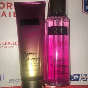Victoria secret strawberry & champagne Lotion/mist